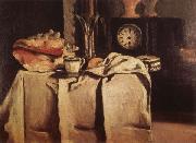 Paul Cezanne The Black Clock France oil painting reproduction